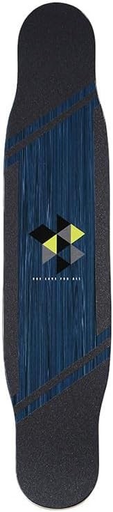 44" Lemon Black Longboard Skateboard Tapete Deck 7-Ply Maple