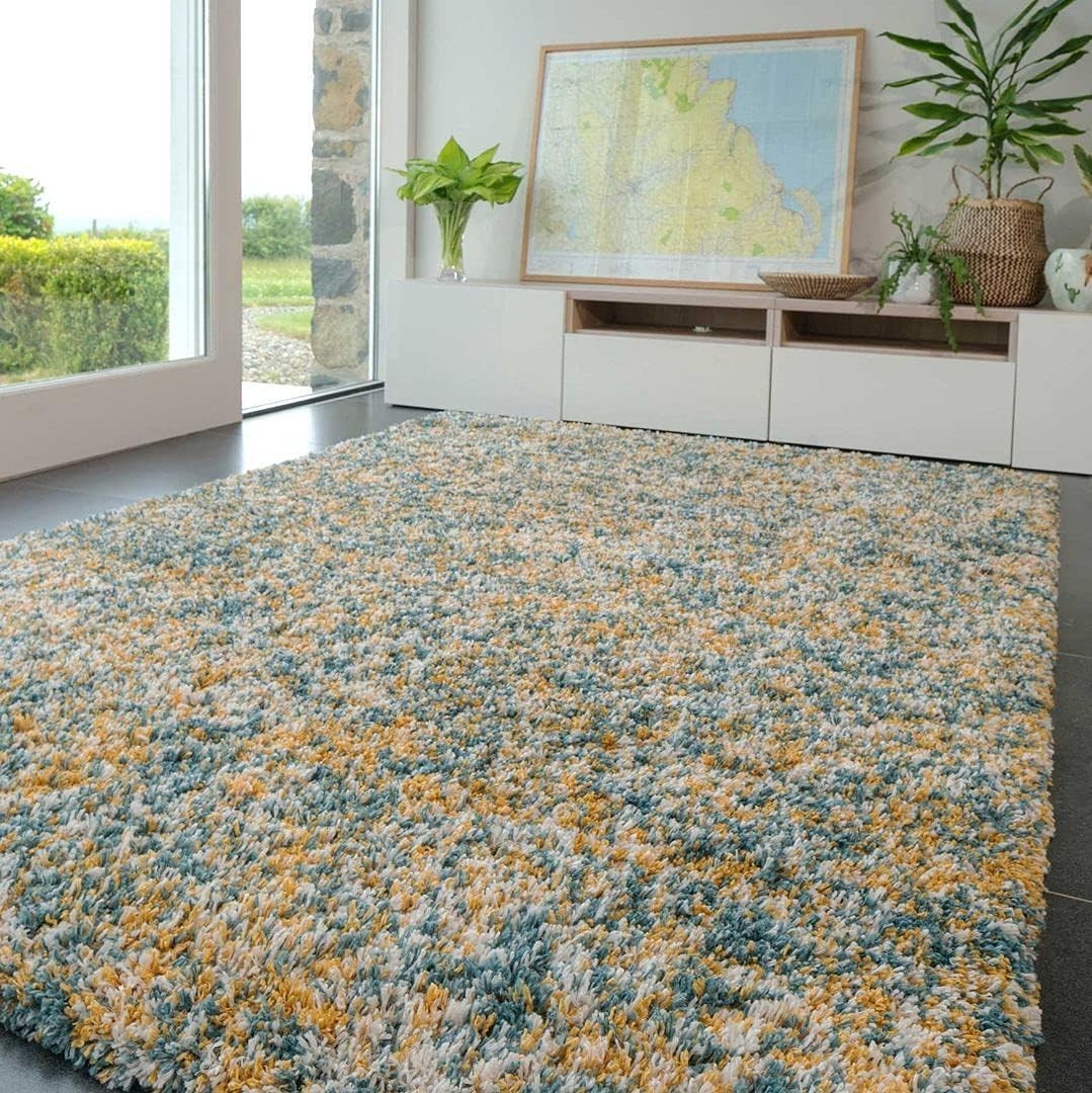 Fluffy Shaggy Area Rug 160x230cm Soft High Pile Living Room Bedroom Carpet