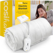 Double Electric Heated Underblanket Soft Fleece 3 Heat Settings Washable