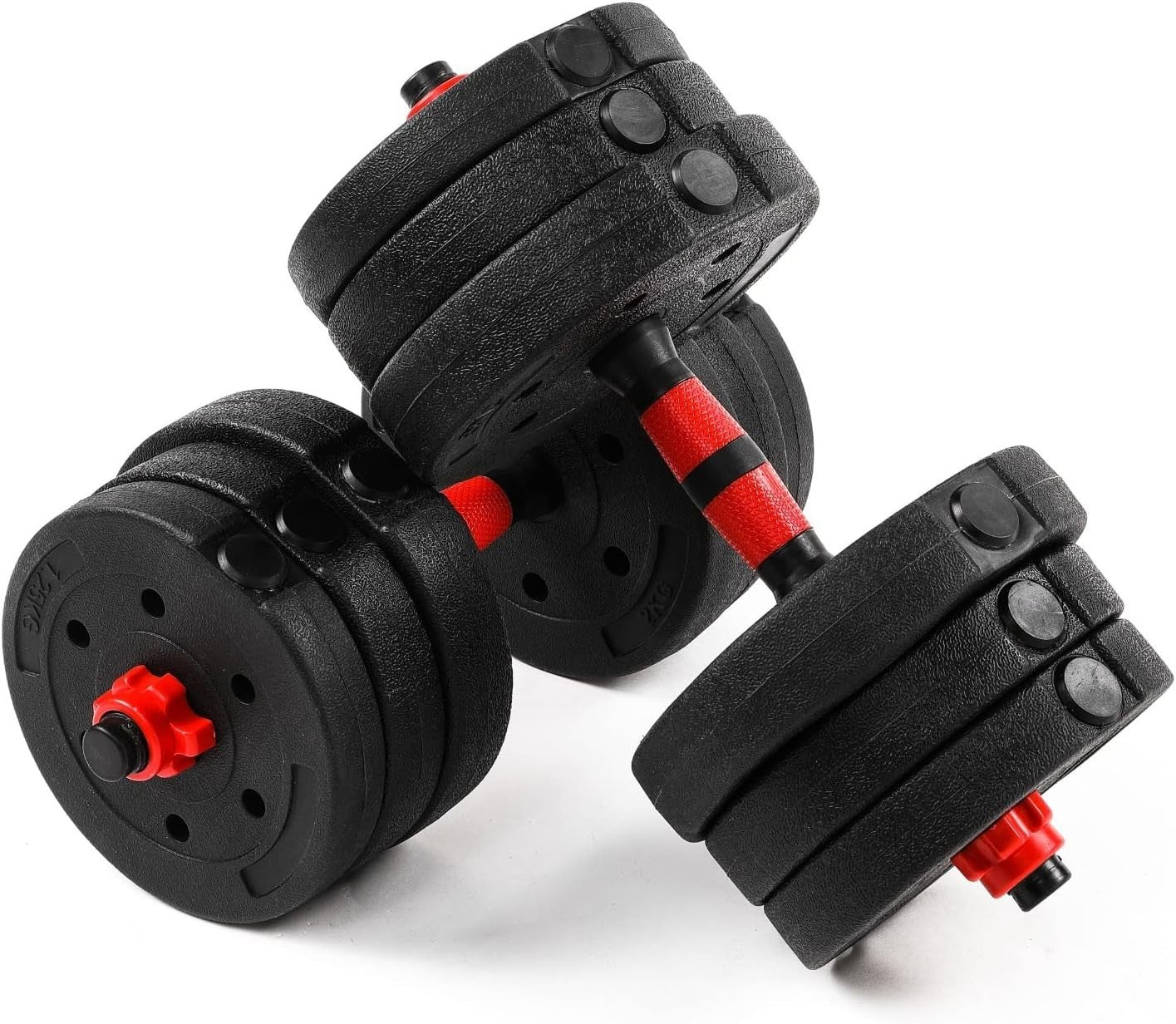 20KG Adjustable Dumbbell Set 6-in-1 Barbell Kettlebell Home Gym