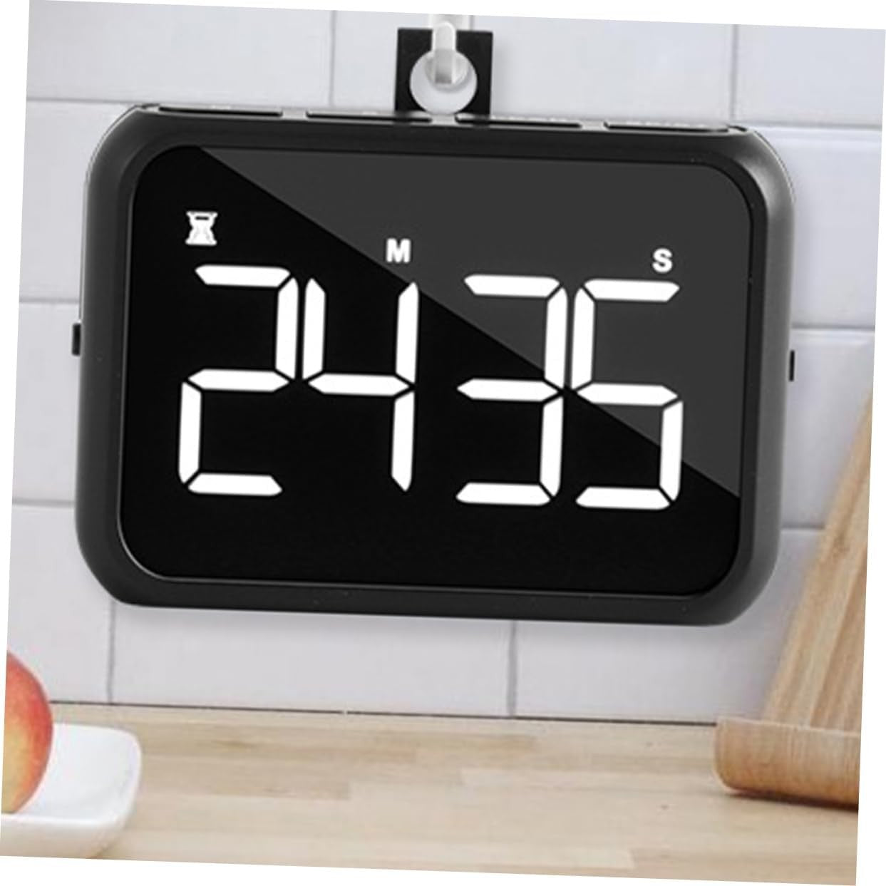 Digital Kitchen Timer Clock Large LED Magnetic Alarm for Cooking Study