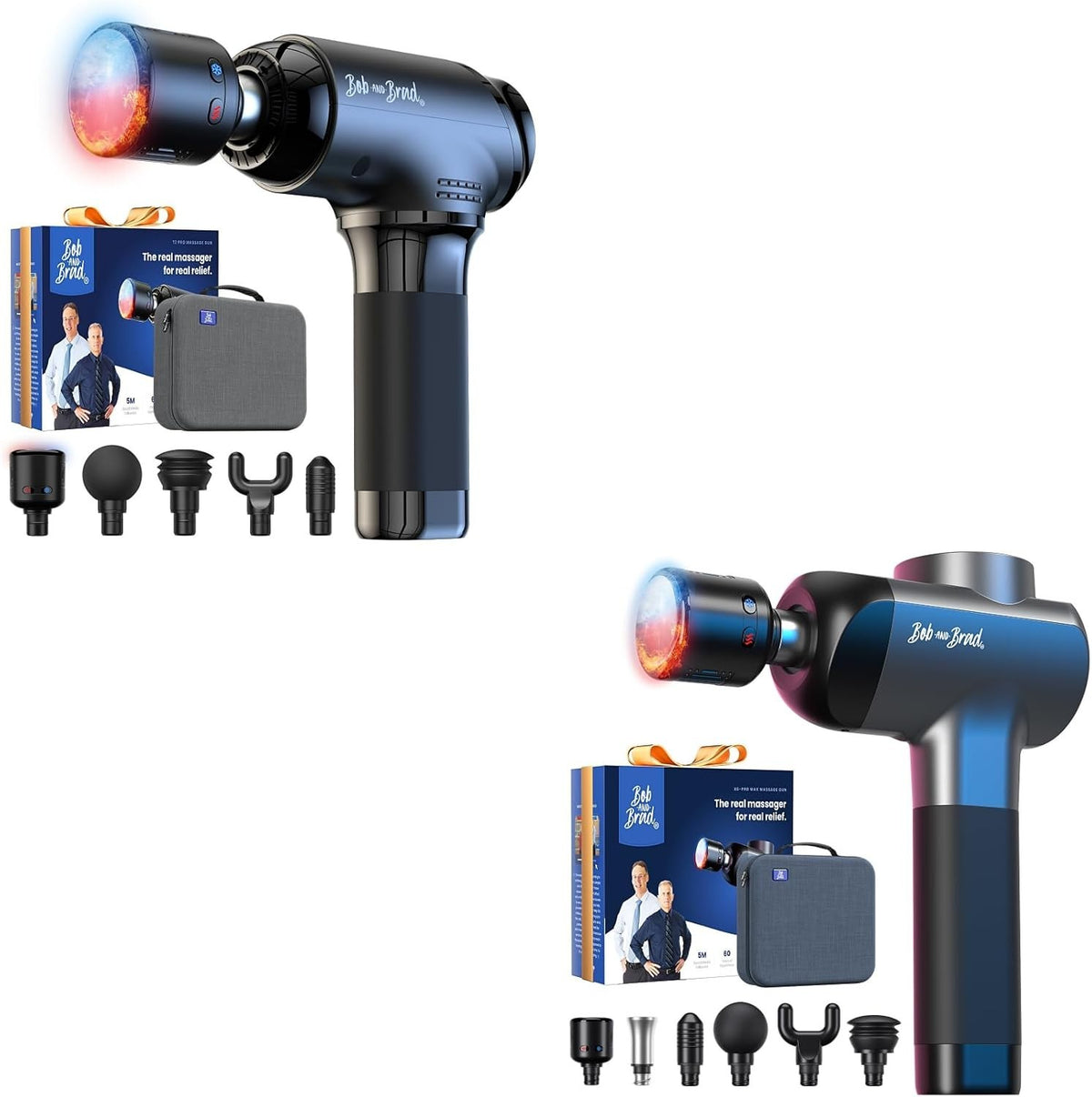 Professional Deep Tissue Massage Gun Dual Therapy High Power Muscle Recovery Kit