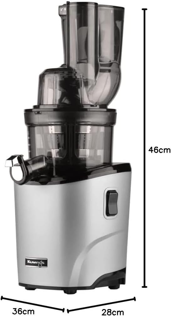 Cold Press Slow Juicer Auto Cutting Wide Feed Chute BPA Free Quiet