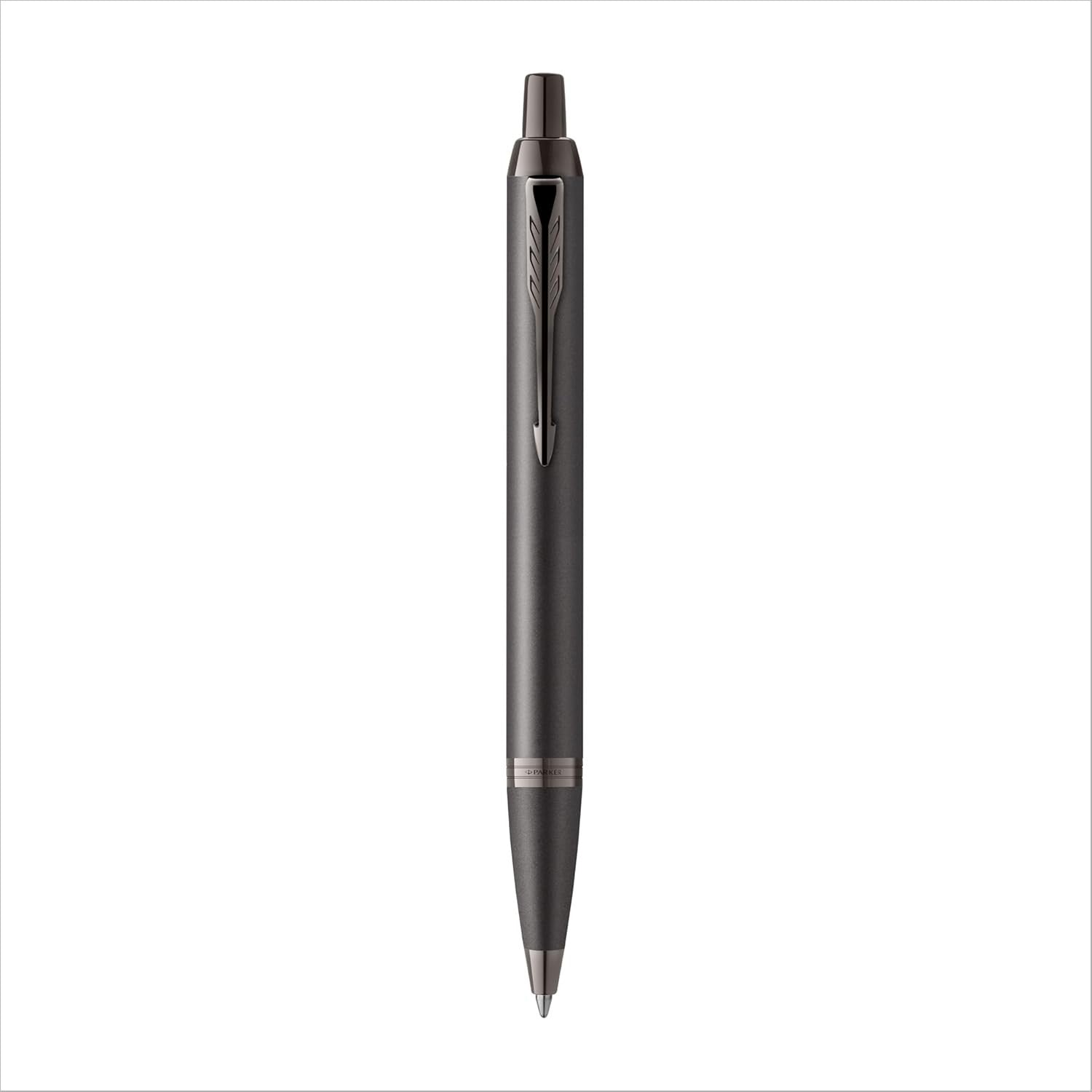 Luxury Gun Metal Ballpoint Pen Medium Point IM Monochrome Gift Box