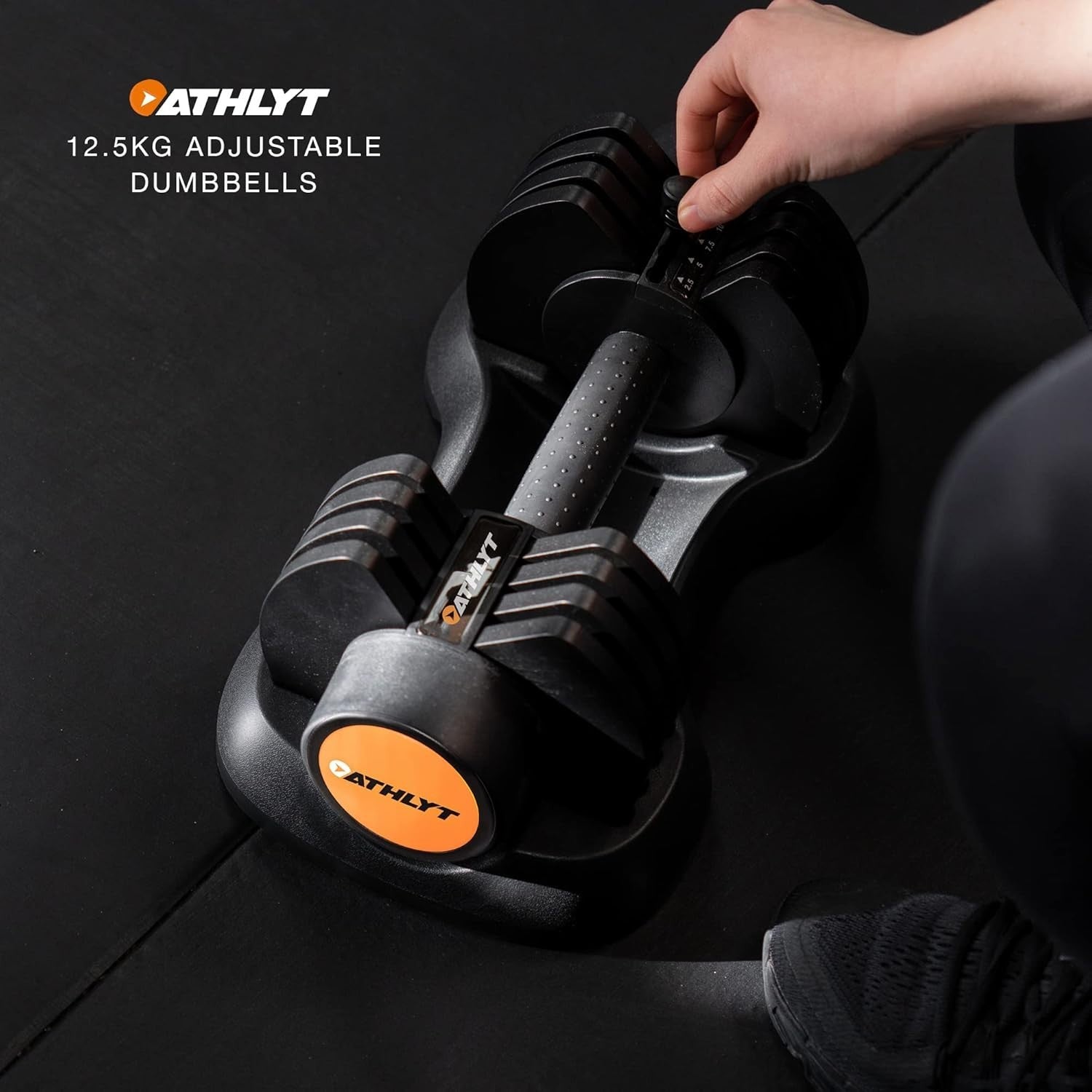 Adjustable Dumbbell 2.5–12.5kg Compact Single Weight Home Gym