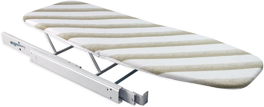 Pull Out Ironing Board Drawer Mounted Foldable Space Saving Cabinet Unit