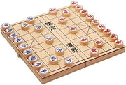 Wooden Xiangqi Chinese Chess Set Foldable Travel Board 29cm