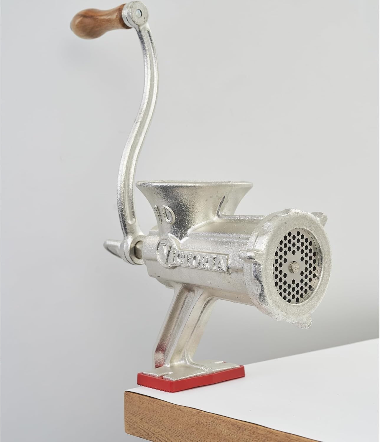 No 10 Cast Iron Meat Grinder Sausage Stuffer Manual Mincer Clamp