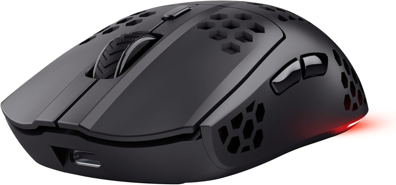 Ultralight Wireless Gaming Mouse 75g 80H RGB 4800 DPI Black