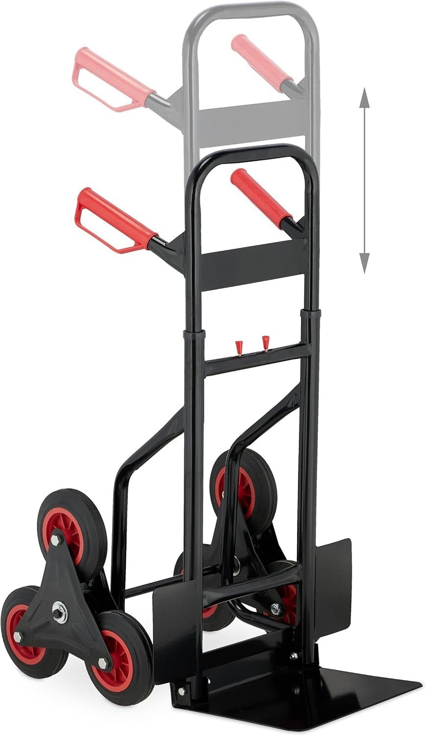 Stair Climbing Hand Truck 200kg Heavy Duty Folding Sack Cart 6 Wheels