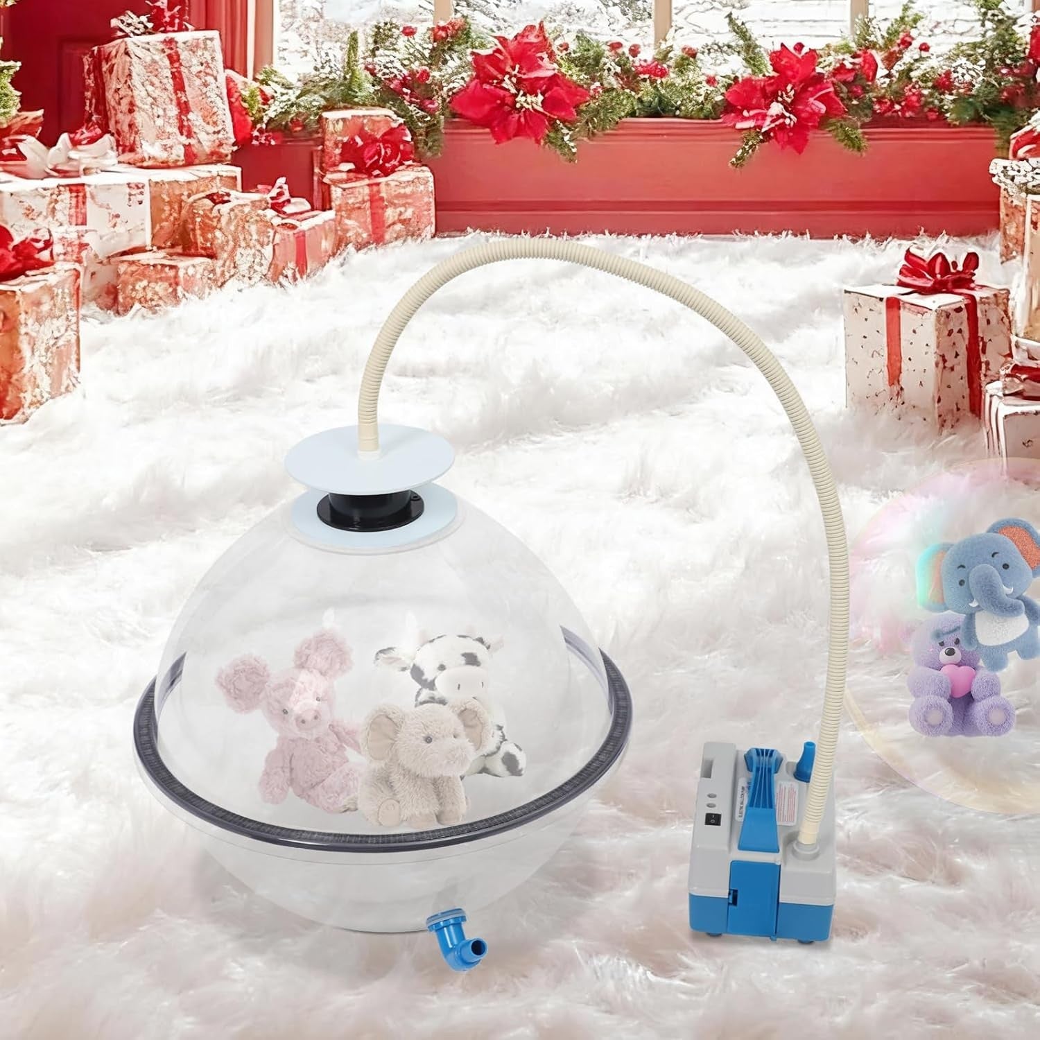 Balloon Stuffing Machine 600W Dual Mode Inflator Suction Party DIY Tool