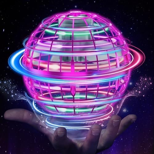 Hand-Controlled Flying Orb Ball Toy with RGB Lights for Kids & Teens