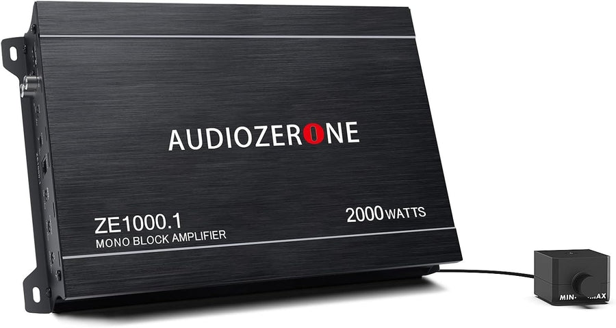 2000W Monoblock Car Subwoofer Amplifier Class D 1-4Ω Low Pass MOSFET