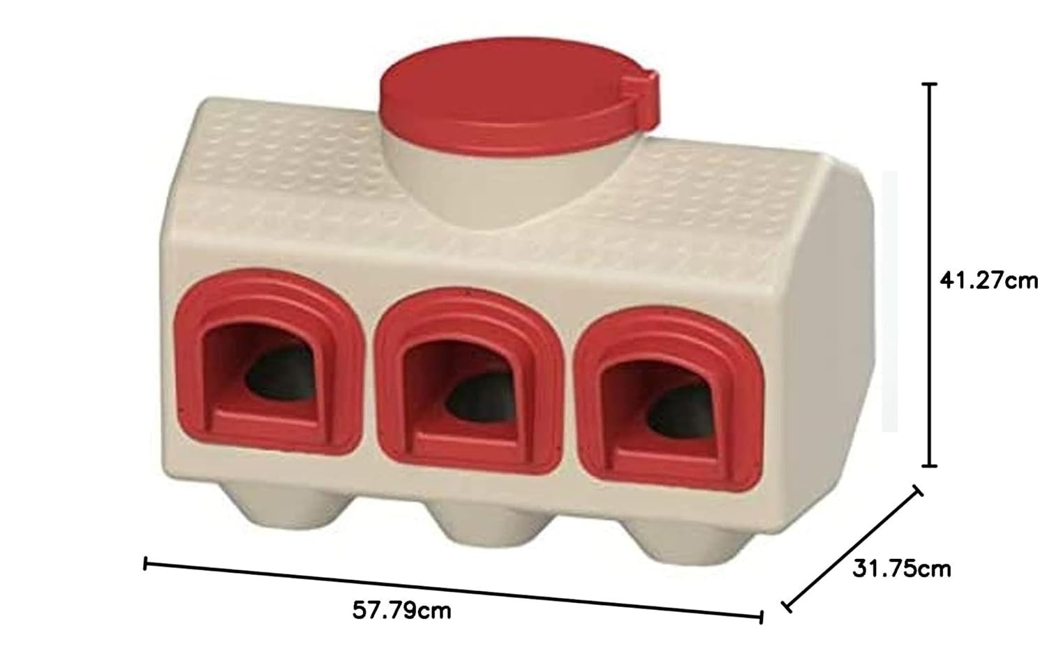 50lb Chicken Feeder Large Gravity Automatic No Waste Rainproof