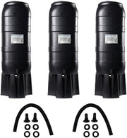 Triple 100L Slimline Water Butt Kit With Stand & Diverter | Space Rain Saver