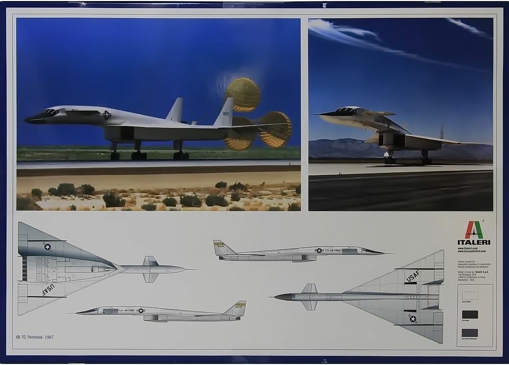 XB-70 Valkyrie 1:72 Jet Aircraft Model Kit | Supersonic Cold War Bomber Build