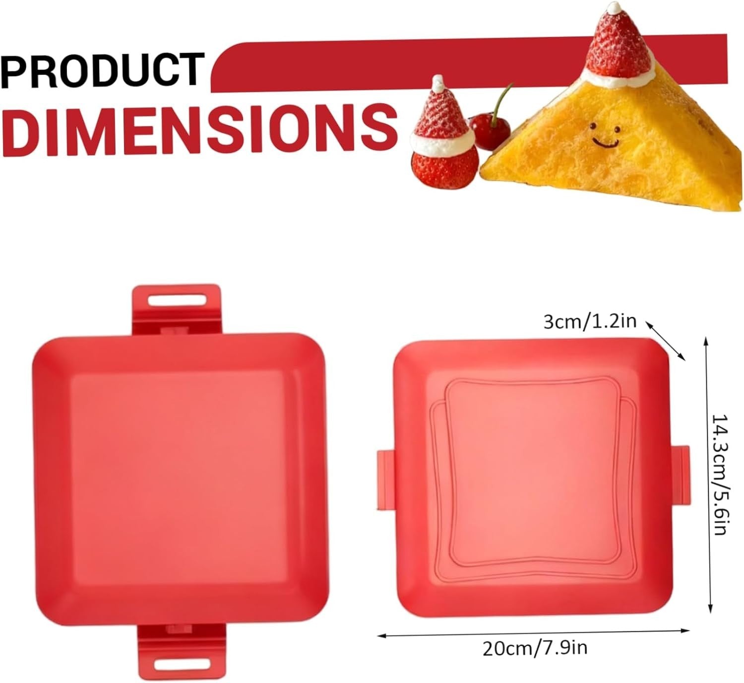 Microwave Toastie Maker Double-Sided Non-Stick Quick Sandwich Cooker
