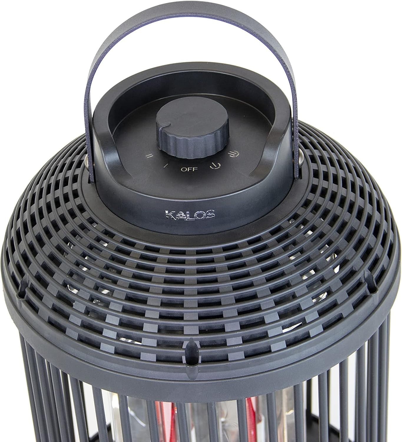 Kalos Oriental Outdoor Electric Lantern Patio Heater 1200W Aluminium