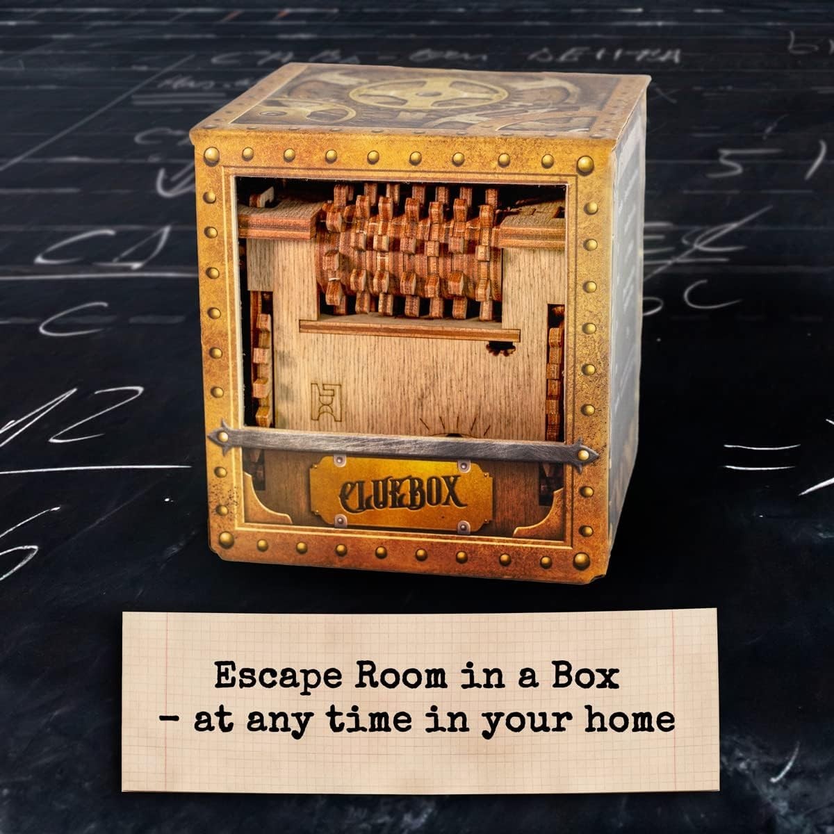 3D Wooden Puzzle Escape Room Box – Brain Teaser, Gift & Money Safe