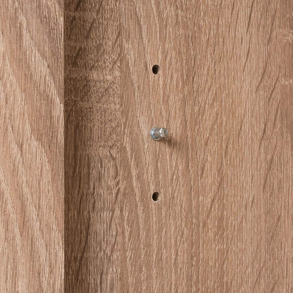 Modern Oak Sideboard Cabinet 3 Door 2 Drawer Storage Unit 107cm MDF
