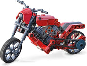 STEM Roadster & Dragster Building Kit with 90+ Pieces, Gears & Transmission