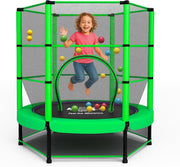 40” Foldable Fitness Rebounder Trampoline Quiet Indoor Outdoor Exercise