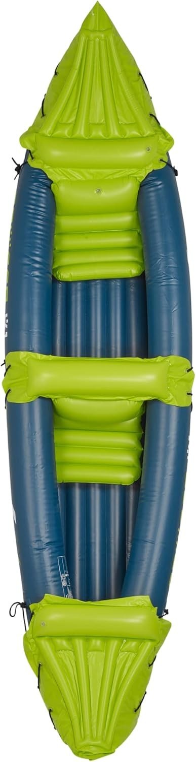 2 Person Inflatable Kayak Canoe PVC Boat w/ Paddle Repair Kit
