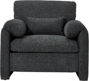 Oversized Tub Chair Velvet Padded Armchair Spacious Seat for Living Room