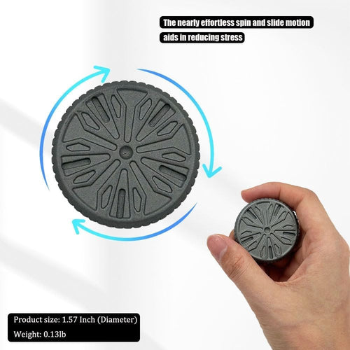 Snowflake Fidget Coin Metal Haptic Spinner Stress Relief EDC