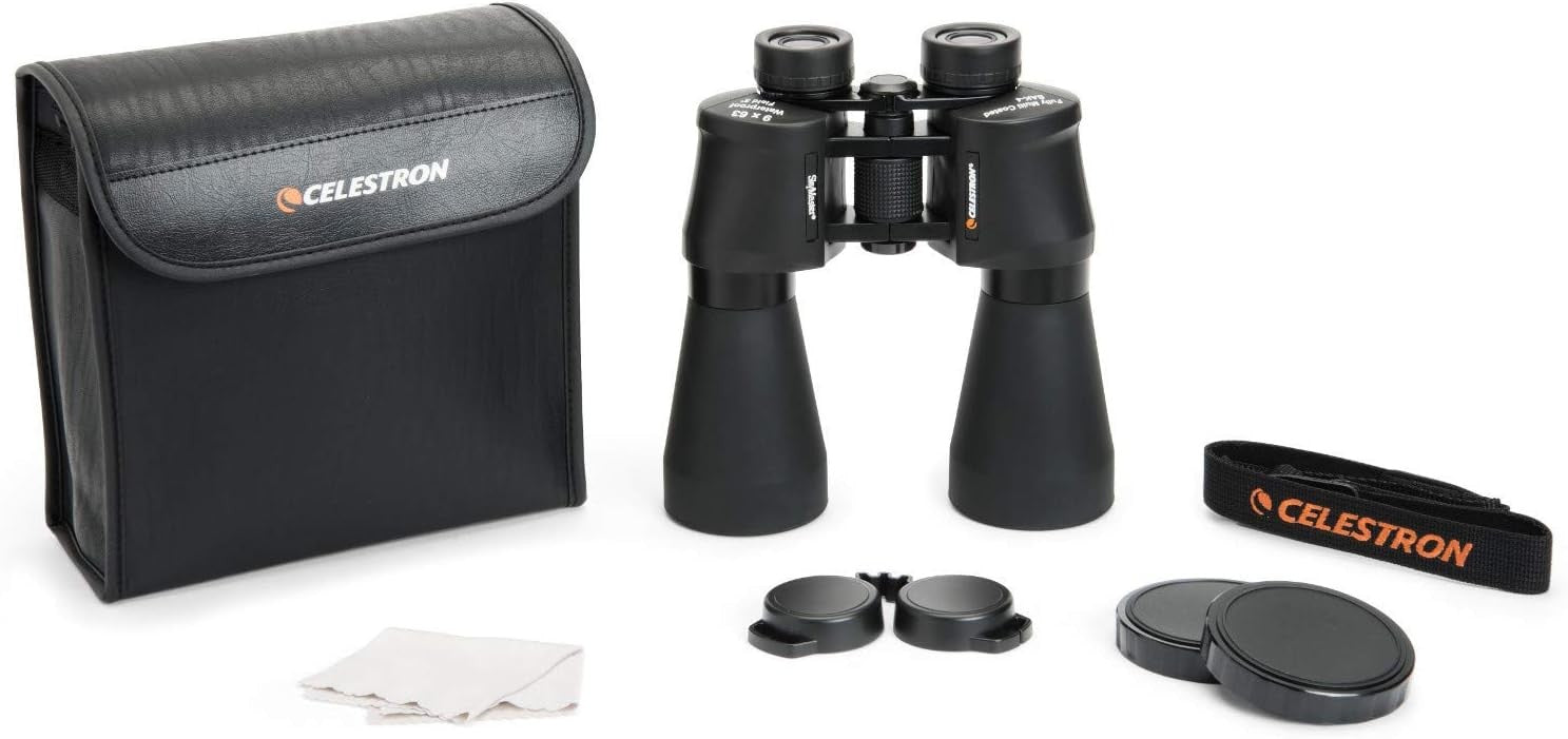 9x63 High Power Binoculars Long-Range HD Optics Waterproof Astronomy Viewing