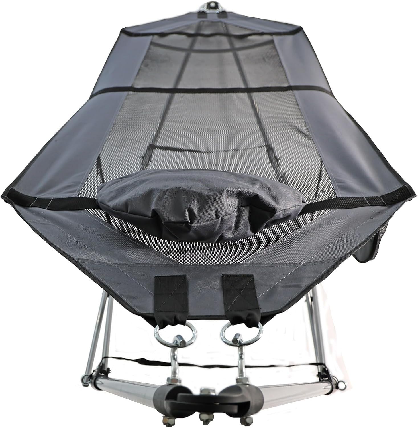 Hammock with Metal Stand Portable Folding Bed Garden Camping Outdoor
