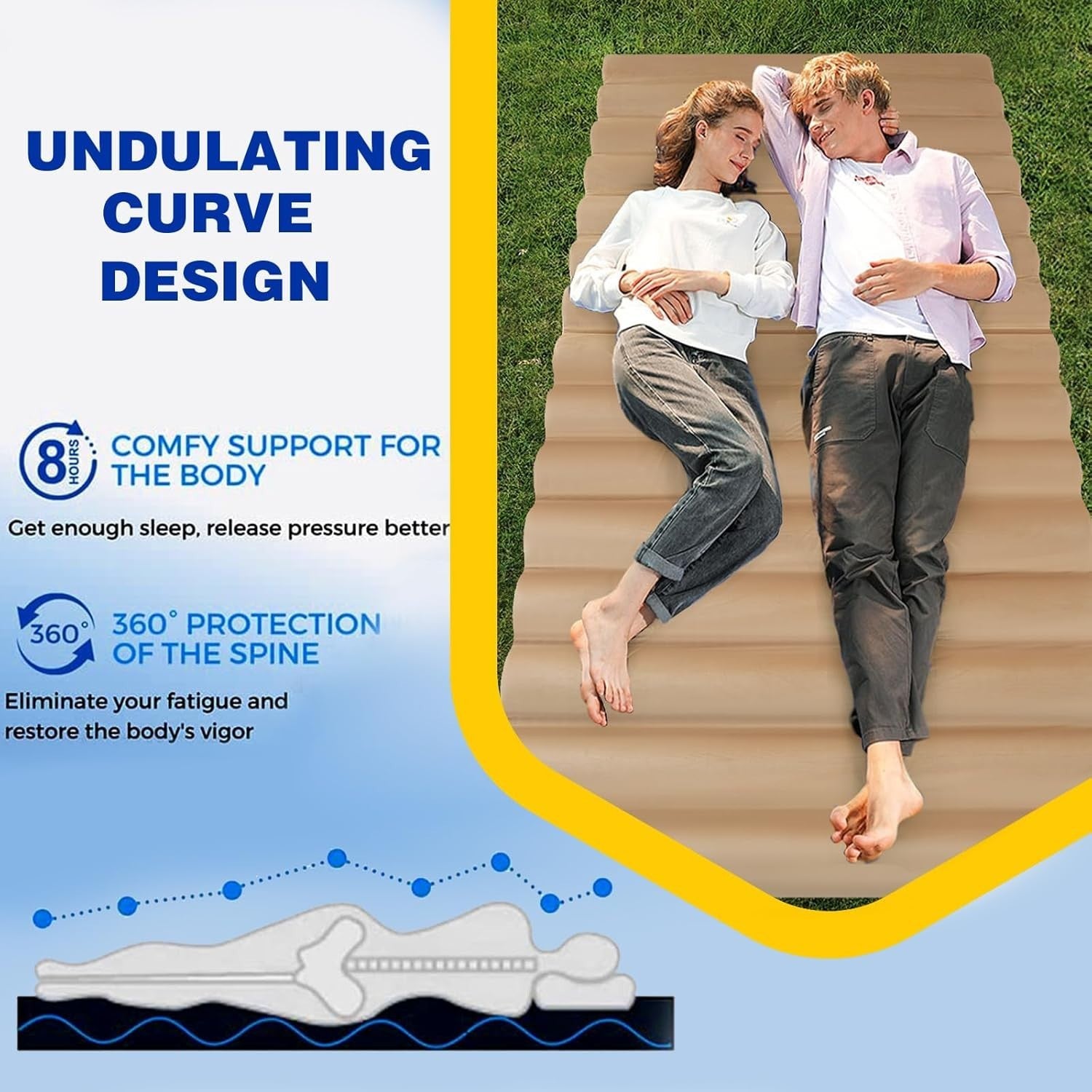Single Roll-Up Floor Mattress 10cm High-Density Foam Portable Bed