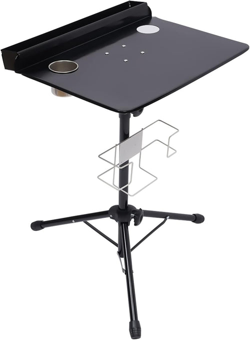 Tattoo Workstation Adjustable Table Mobile Tripod Stand Studio Tool Tray