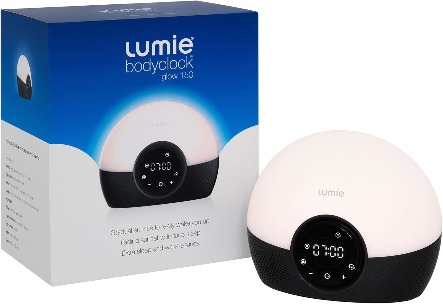 Sunrise Wake Up Light Alarm Clock Sleep Sounds Sunset Lamp Bedside