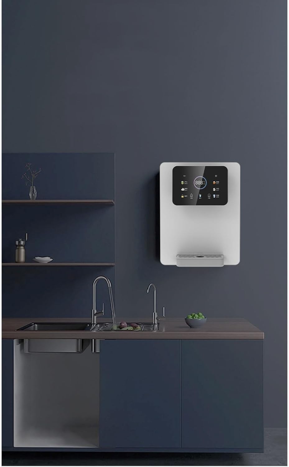 Mains Hot Cold Water Dispenser Touch Screen Child Lock Wall Mount