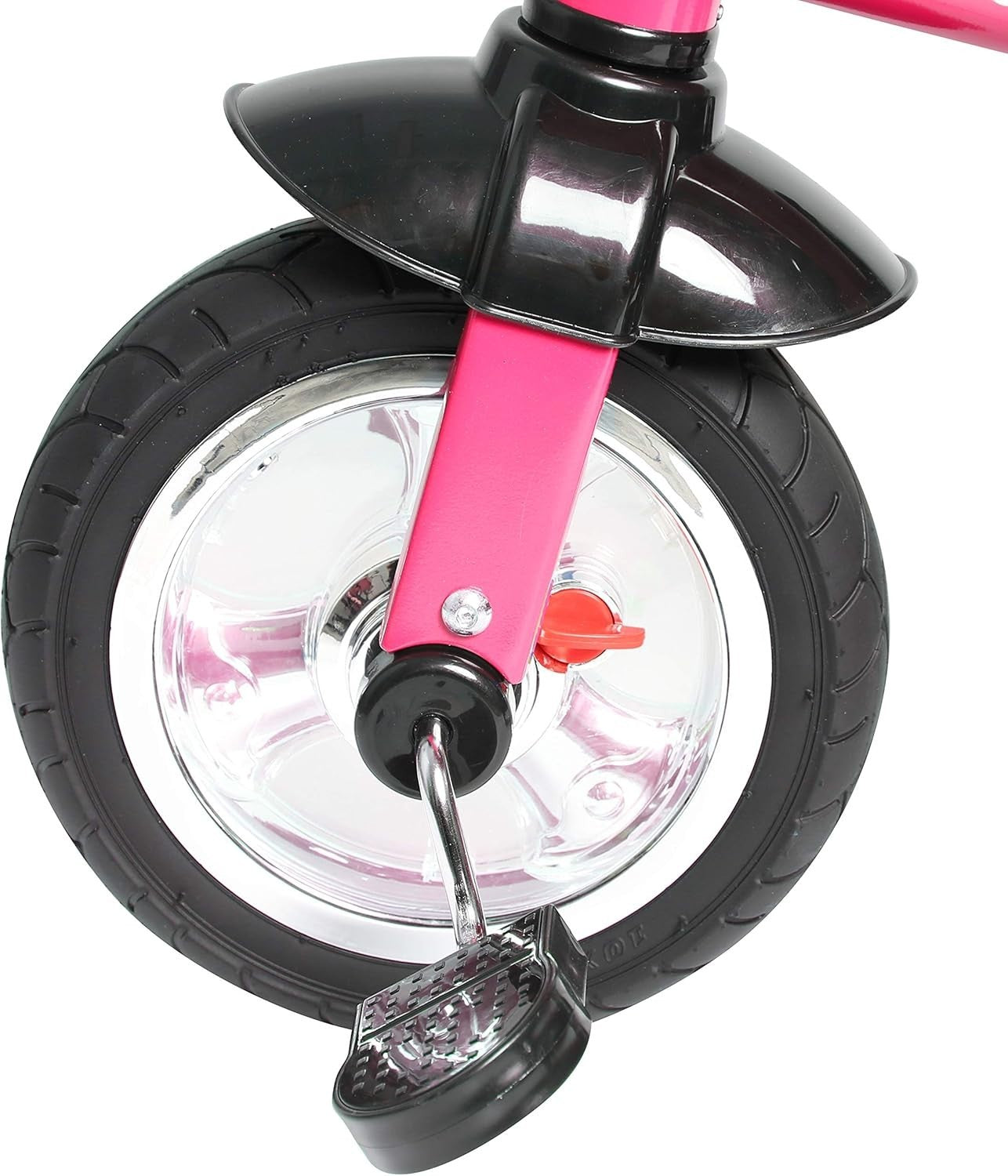 4 in 1 Kids Trike Rotating Seat Sun Canopy Parent Handle Pink