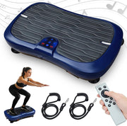 Bluetooth Vibration Plate Exercise Machine with Bands Whole Body Weight Loss