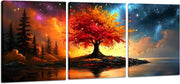 Abstract Tree of Life Canvas Wall Art 3pcs 30x40 cm Modern Decor
