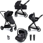 3 in 1 Baby Pram Travel System 22kg, i-Size Car Seat, Foldable