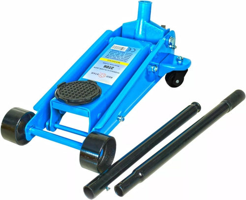 3 Ton Heavy Duty Trolley Jack Hydraulic Car Van Caravan Lift 135–460mm Blue