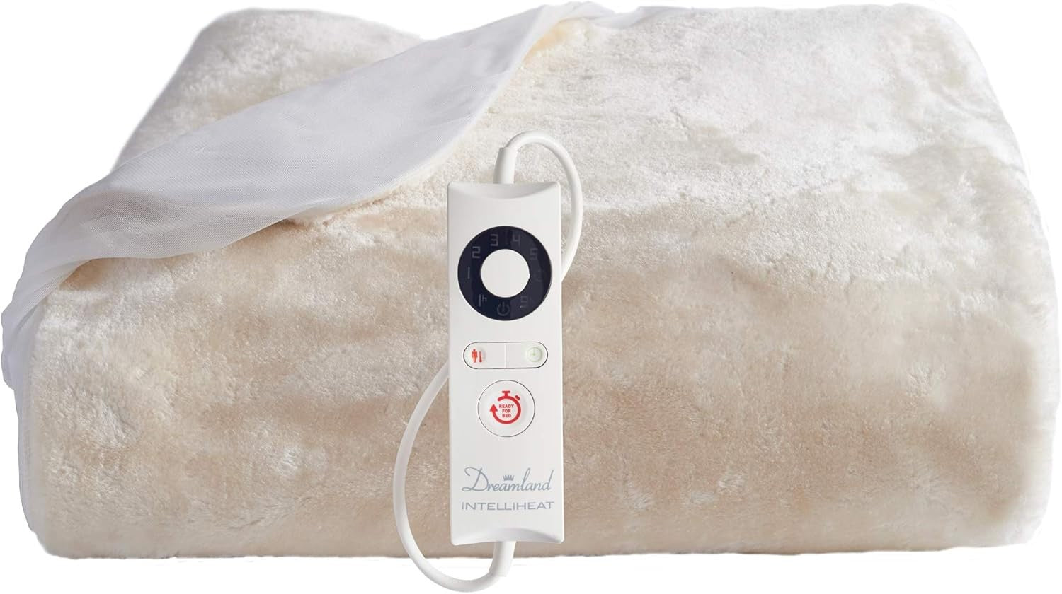 Single Electric Heated Mattress Protector Faux Fur Washable Fitted Warm