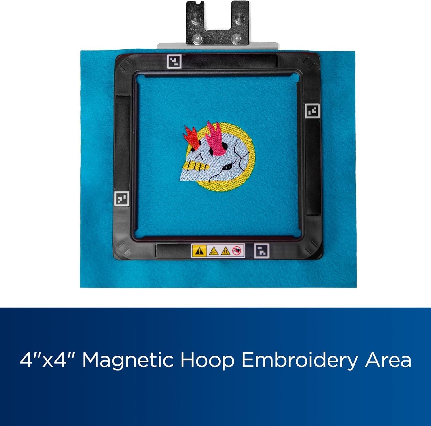 Embroidery Machine 4x4 Area Bluetooth App Connected Single Needle
