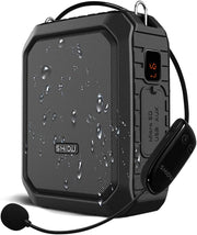 Wireless Voice Amplifier 18W Bluetooth PA UHF Mic IPX5