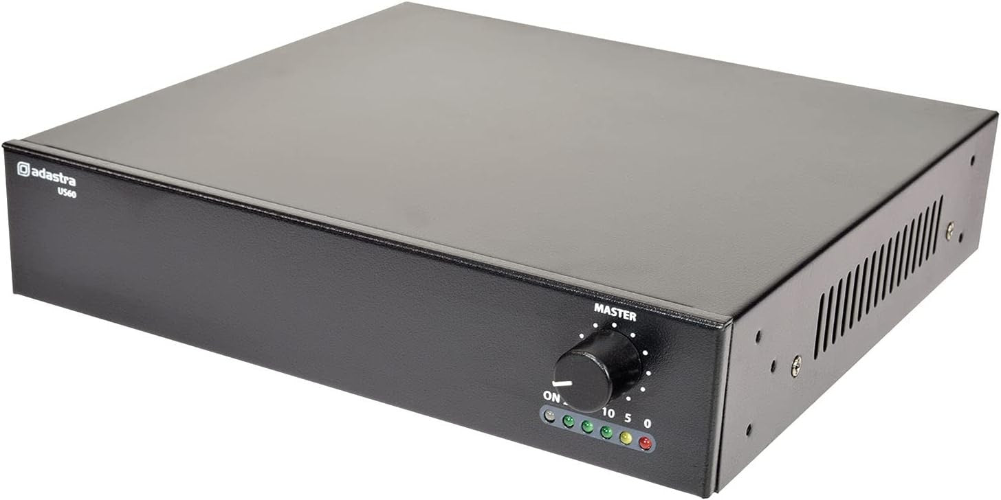 US Series 100V 60W Compact Slave Amplifier Rack-Mountable Audio