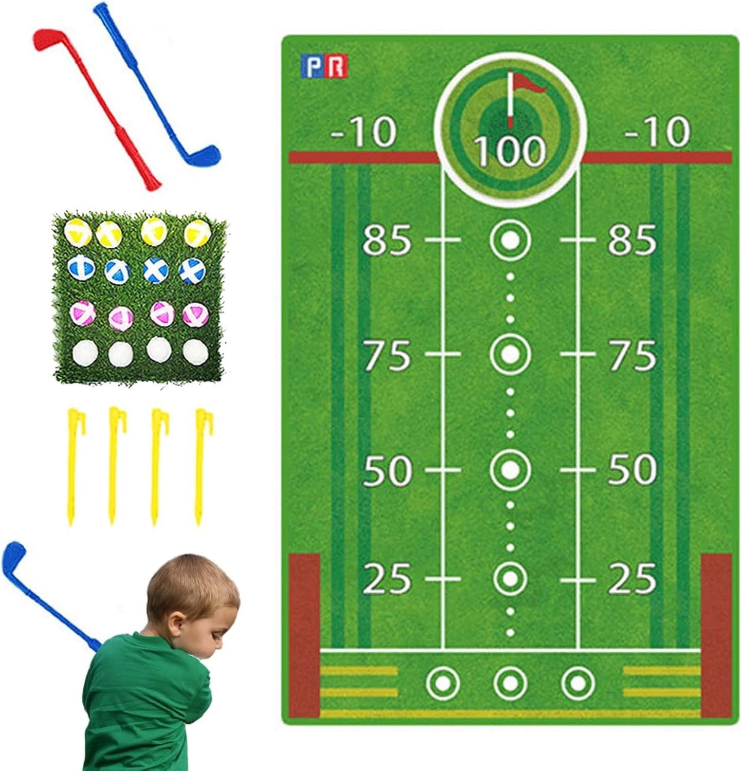 Golf Training Mat Interactive Swing Practice Trainer for All Ages