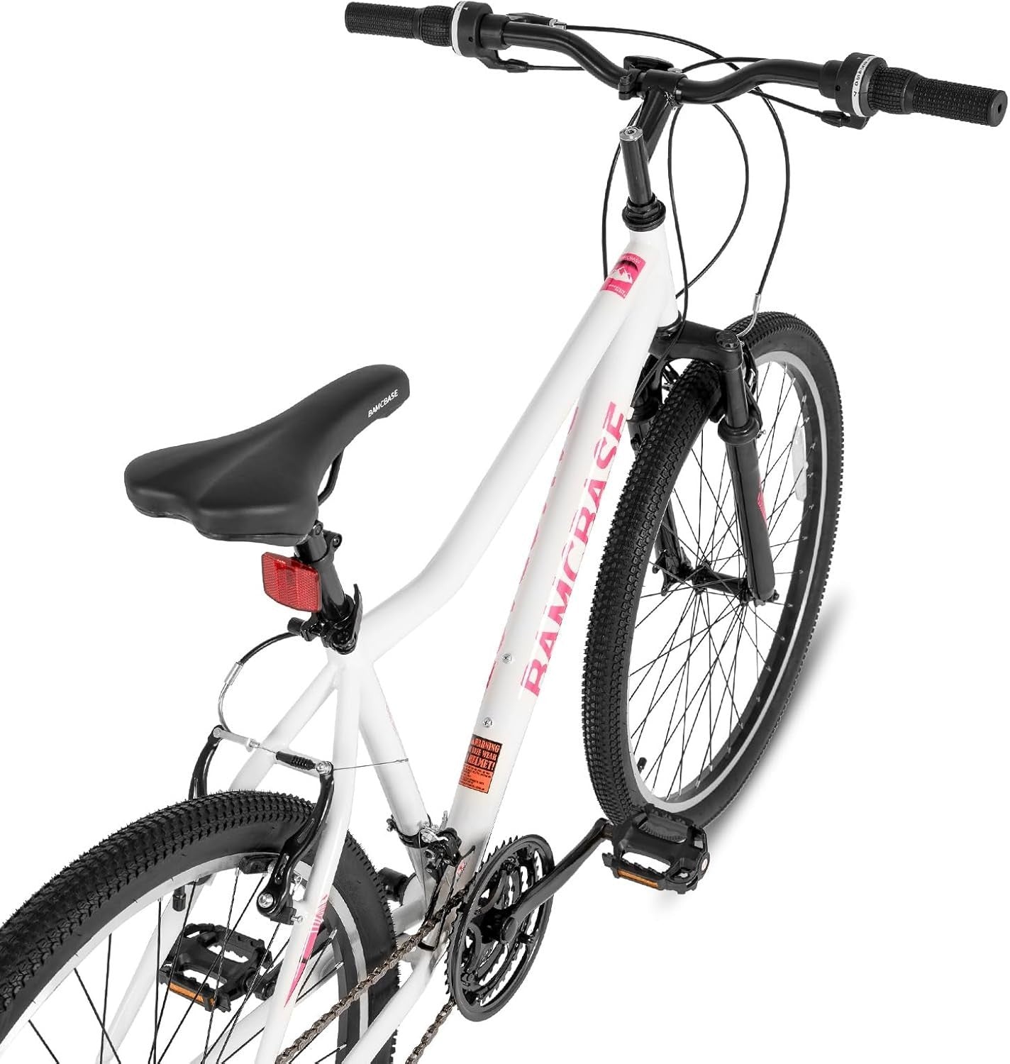 26" Mountain Bike 21-Speed Dual V-Brakes Suspension Fork Durable MTB Adult