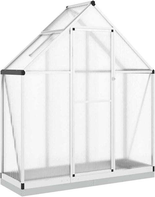 Walk-In Garden Greenhouse 169x58x202cm Aluminium Frame UV Panels Roof Vent