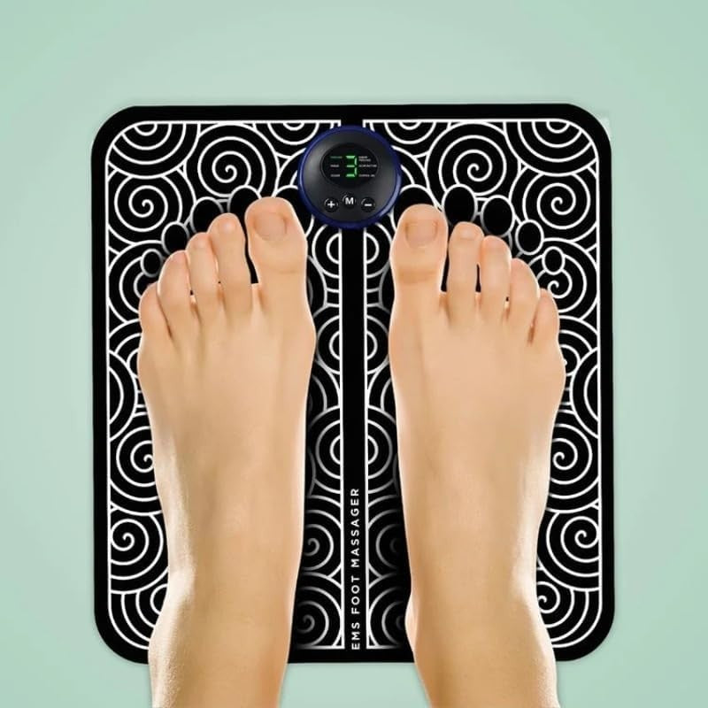 Nooro™ Portable Foot Massager Black for Plantar Fasciitis Pain Relief & Therapy