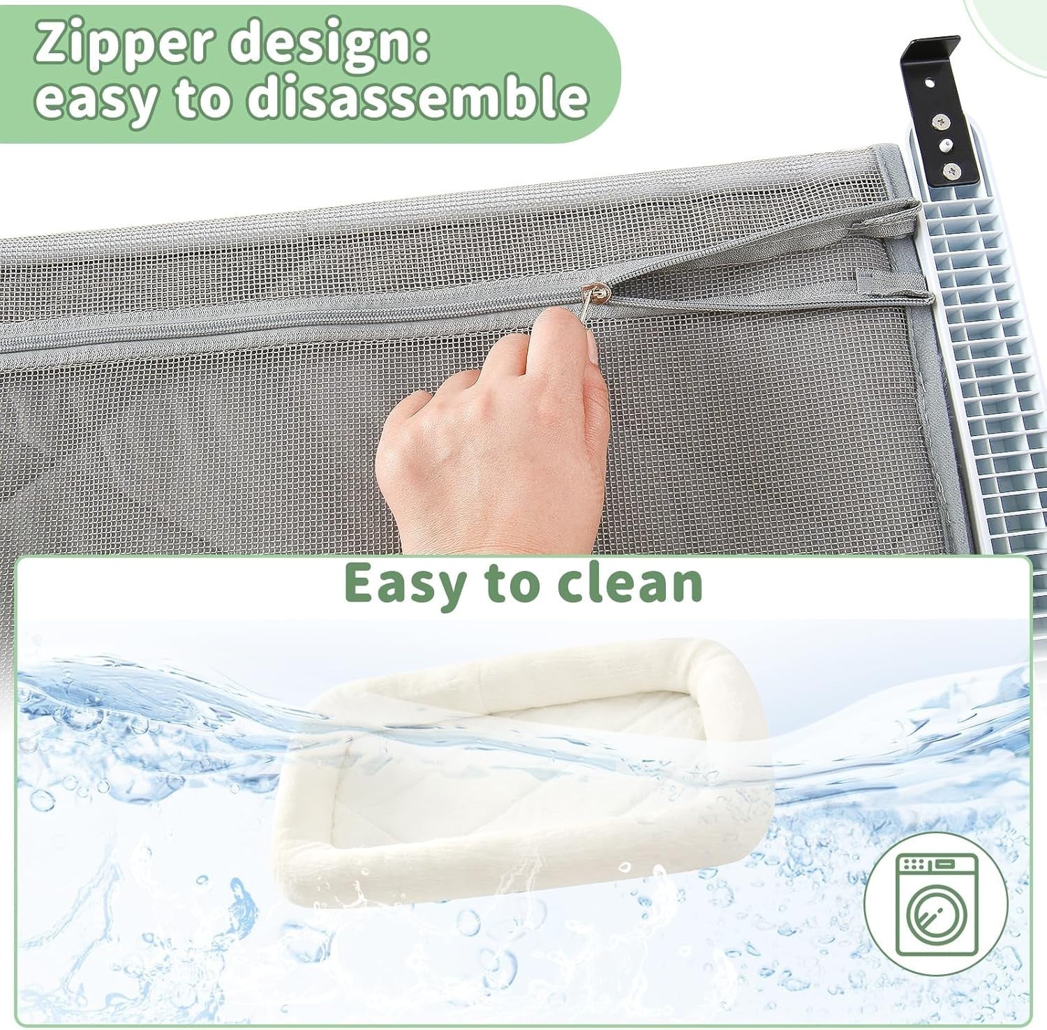 Adjustable Cat Radiator Window Hammock Bed No Drill 18kg White L