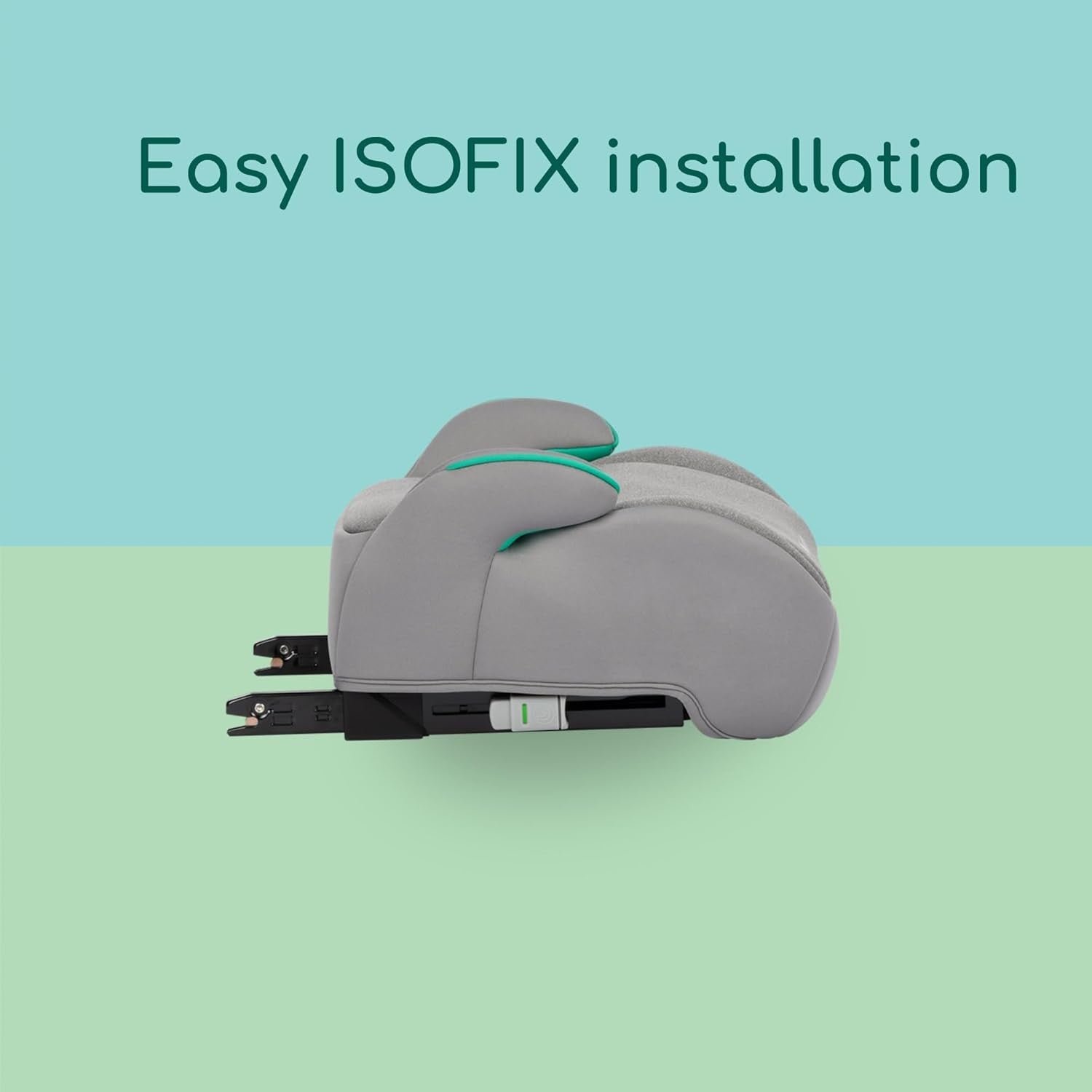 ISOFIX Booster Car Seat 6–12 Years Compact Lightweight Safe Travel